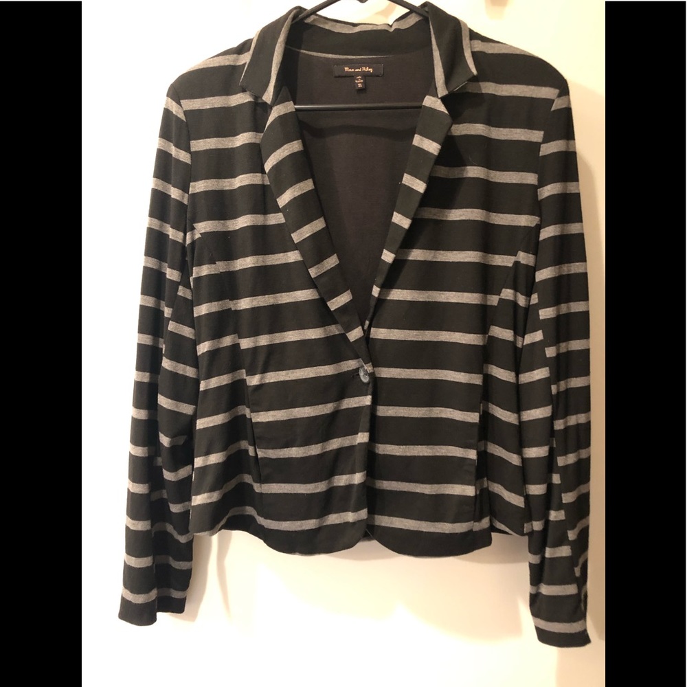 Ladies striped blazer